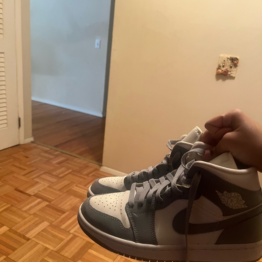 Nike Gray and White Women's Sneakers